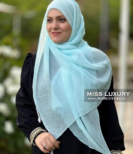 عکس شال آبی آسمانی