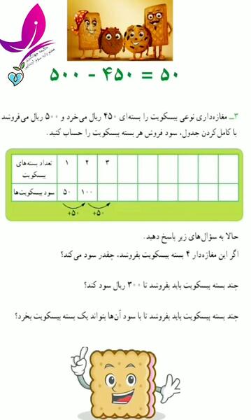 عکس کتاب ریاضی سوم دبستان
