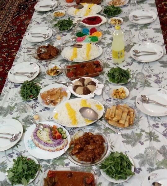 عکس سفره برای روز مادر