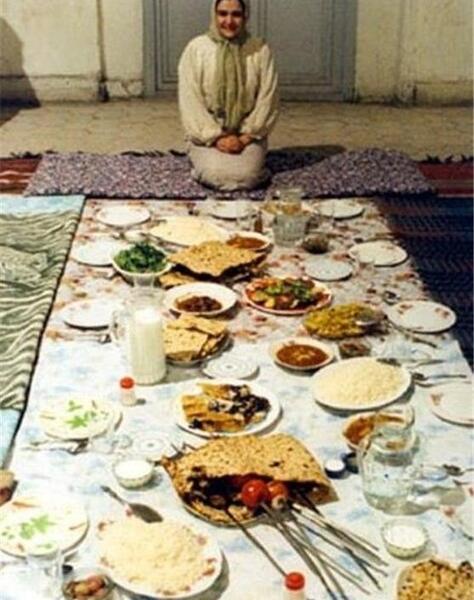 عکس سفره برای روز مادر