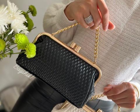 عکس کیف مجلسی طلایی
