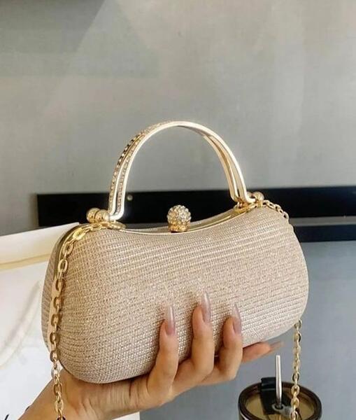 عکس کیف مجلسی طلایی