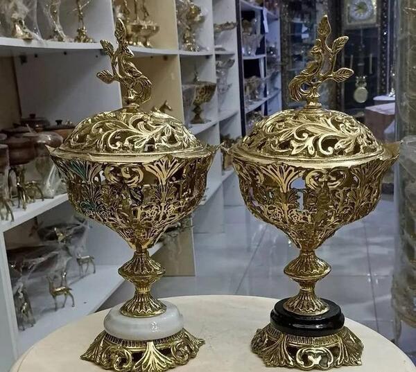 عکس دکور برنزی