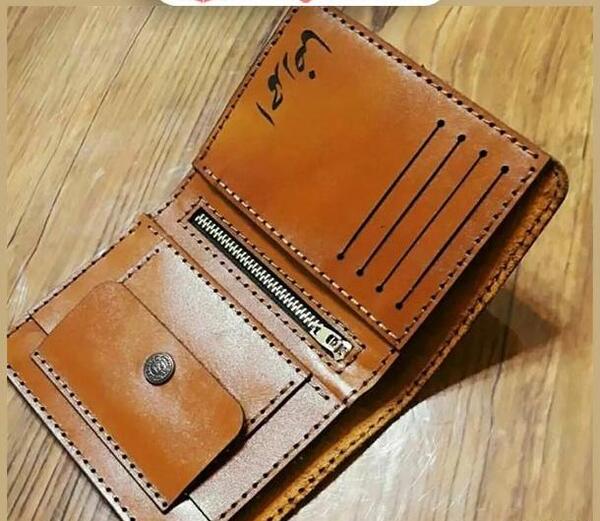 عکس کیف پول مردانه چرم