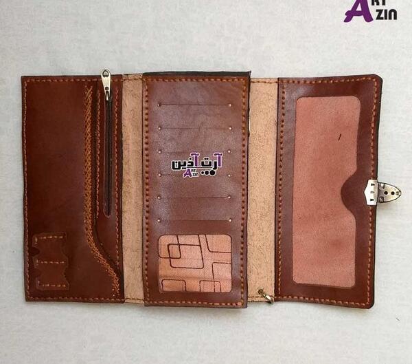 عکس کیف پول مردانه چرم