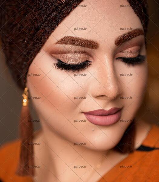 عکس آرایش زن زیبا