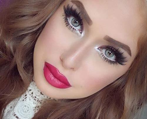 عکس آرایش زن زیبا
