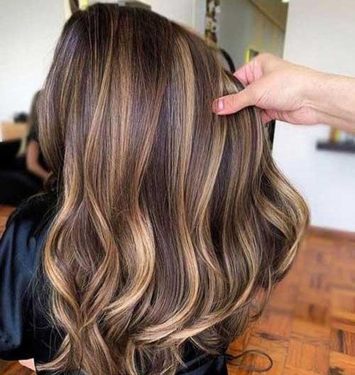 عکس موی رنگ و لایت
