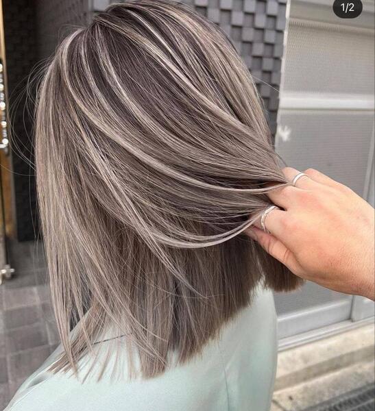 عکس موی رنگ و لایت