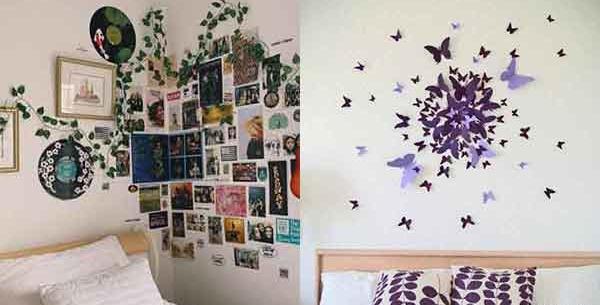 عکس ایده برای دیوار اتاق خواب
