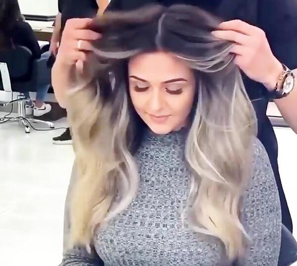 عکس رنگ مو قشنگ