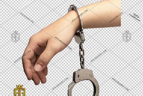 عکس زندانی با دستبند