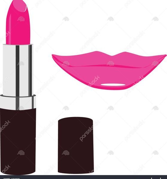عکس نقاشی رژ ساده