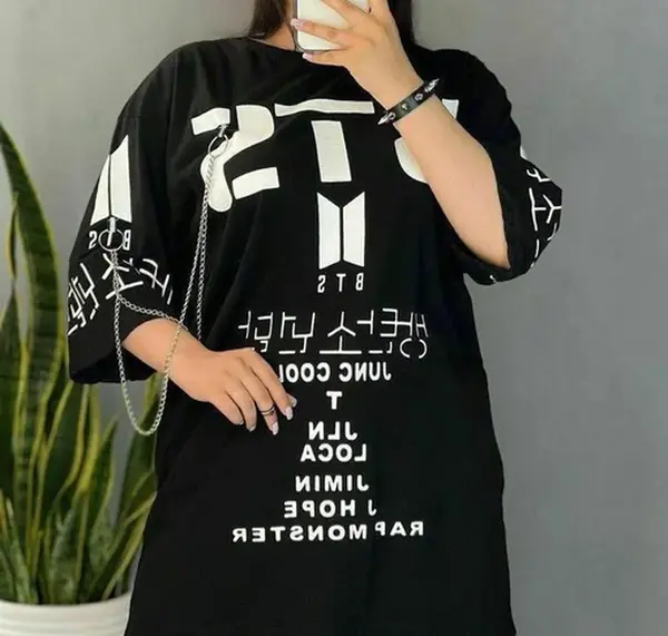 عکس تیشرت گشاد