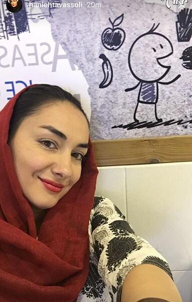 عکس یهویی هانیه توسلی