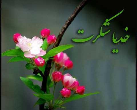 عکس نوشته خدایا شکرت بابت آدمهای خوب زندگیم