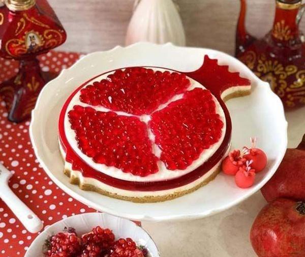 عکس تزیین ژله برای شب یلدا