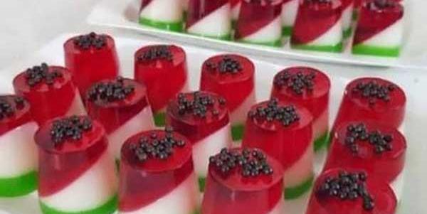 عکس تزیین ژله برای شب یلدا