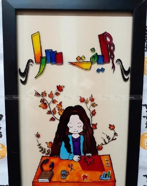 عکس دختر پاییزی نقاشی