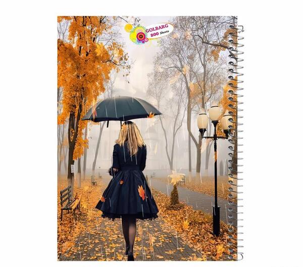 عکس دختر پاییزی نقاشی