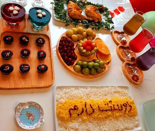 عکس تزیین برنج و زرشک