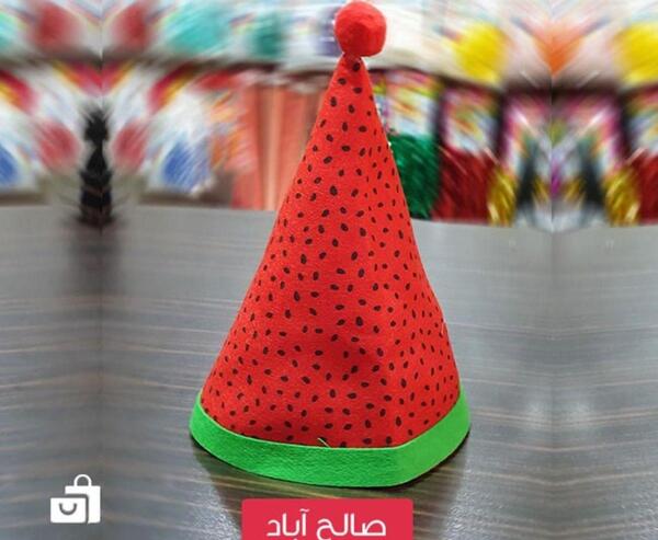 عکس کلاه یلدایی با نمد
