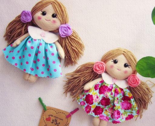 عکس عروسک نمدی دخترانه