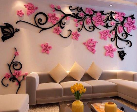 عکس برچسب روی دیوار