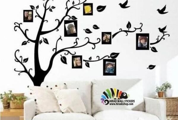 عکس برچسب روی دیوار