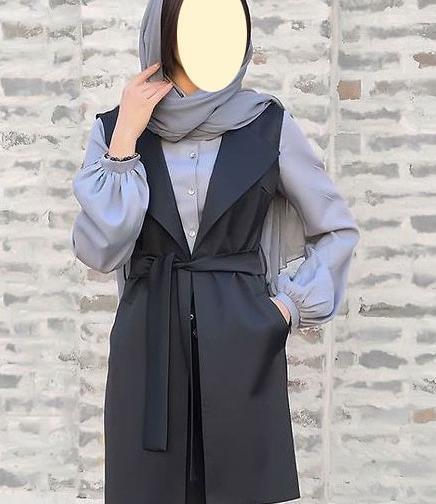 عکس مدل سارافون یقه هفت جلو باز