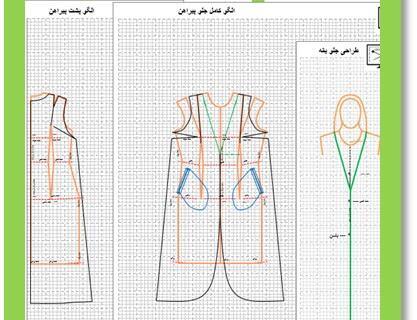 عکس مدل سارافون یقه هفت جلو باز