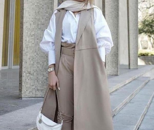 عکس مدل سارافون یقه هفت جلو باز