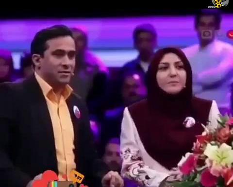 عکس سوتی زن و شوهر در برنامه زنده