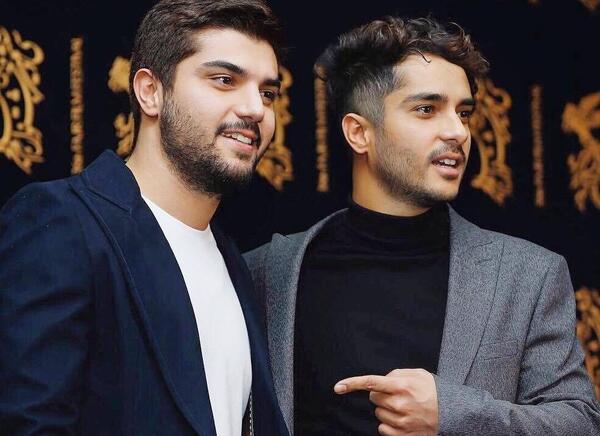 عکس سینا و ساعد سهیلی