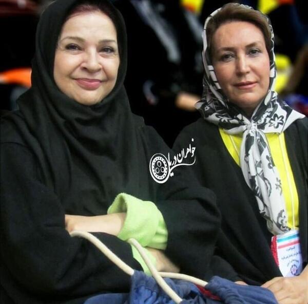 عکس افسر اسدی و همسرش