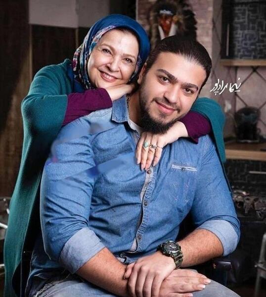 عکس افسر اسدی و همسرش