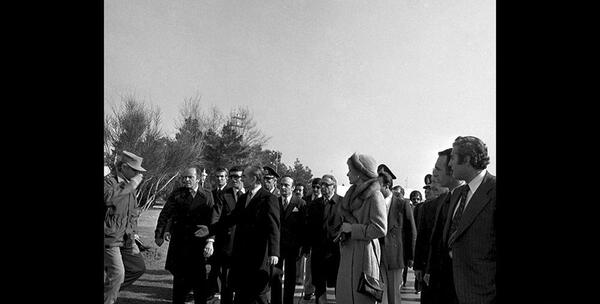 عکس شاه وقتی از ایران رفت