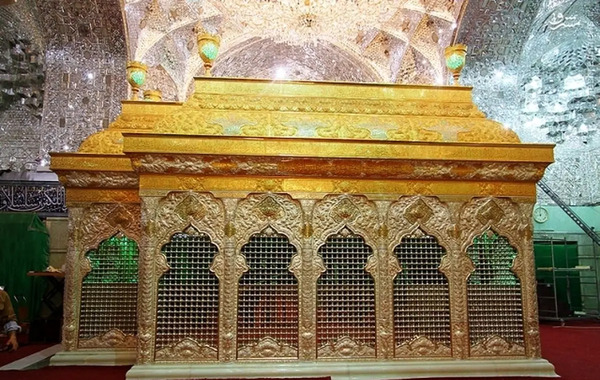 عکس ضریح امام حسین از نزدیک
