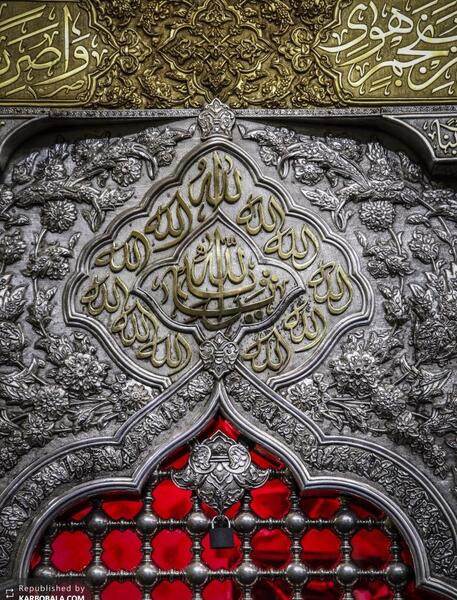 عکس ضریح امام حسین از نزدیک