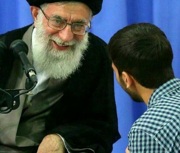 عکس خنده دار رهبر