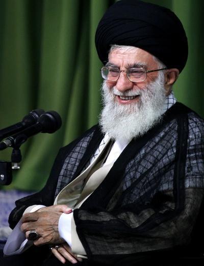 عکس خنده دار رهبر
