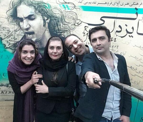 عکس رضا یزدانی و همسرش