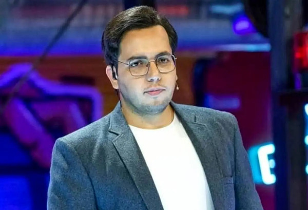 عکس مجری اعجوبه ها با همسرش