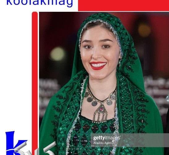 عکس فرشته حسینی با لباس افغانی