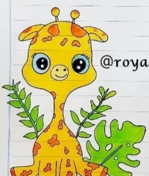 عکس نقاشی فانتزی یونیکورن ساده