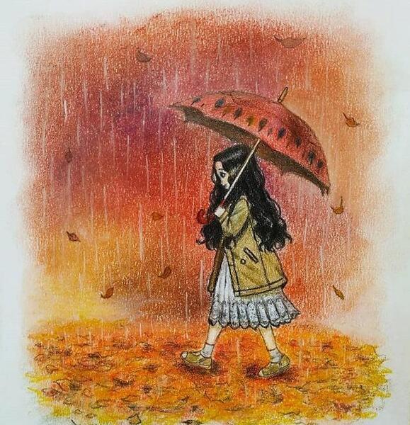 عکس فانتزی پاییزی دخترانه
