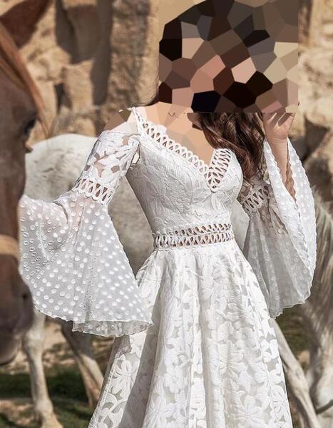 عکس لباس مجلسی شیک رنگ سفید