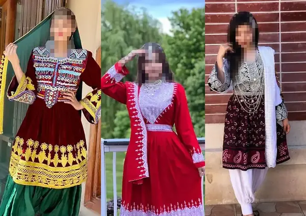 عکس جدیدترین لباس افغانی مجلسی