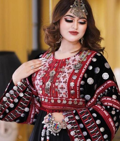 عکس جدیدترین لباس افغانی مجلسی