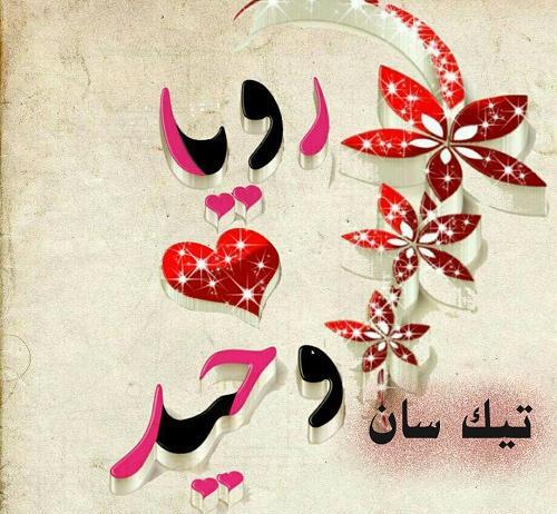 عکس نوشته راجب اسم رویا